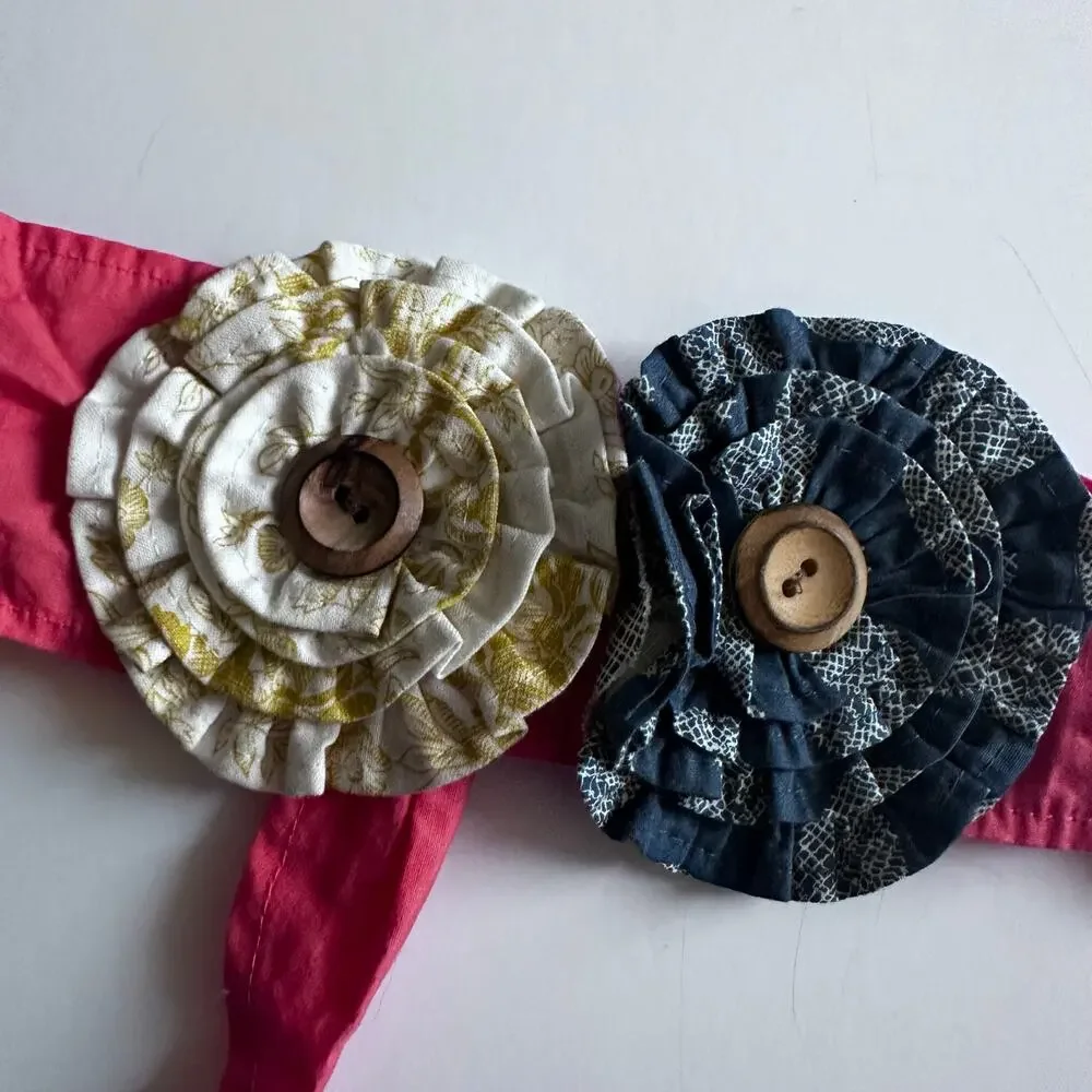Giggle Moon Adjustable Floral Hair Tie Wrap - Youth